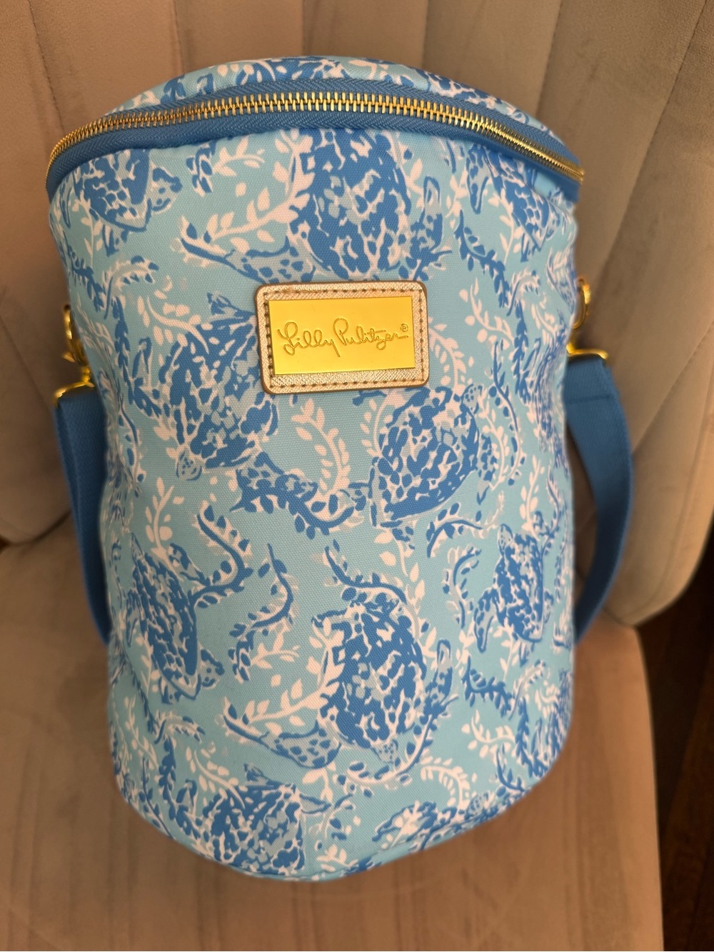 Lilly Pulitzer Blue Insulated Cooler/Bag